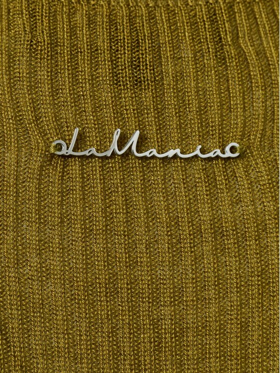 La Mania La Mania Sweter BOWIE Khaki Basic Fit