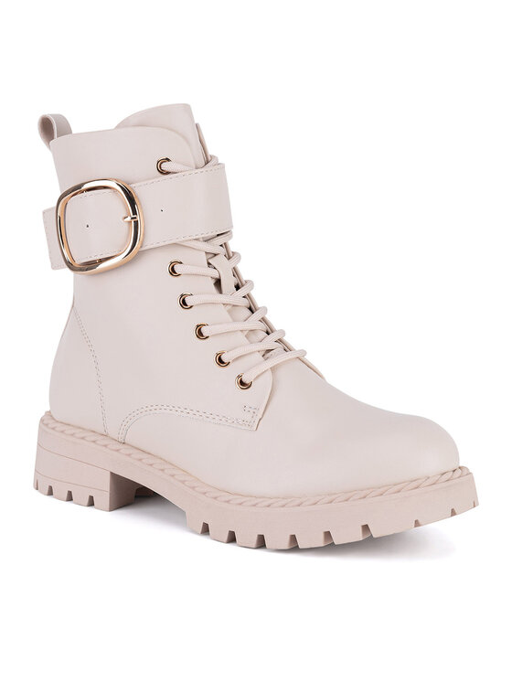 DeeZee DeeZee Kotníková obuv WS6116-11 Béžová