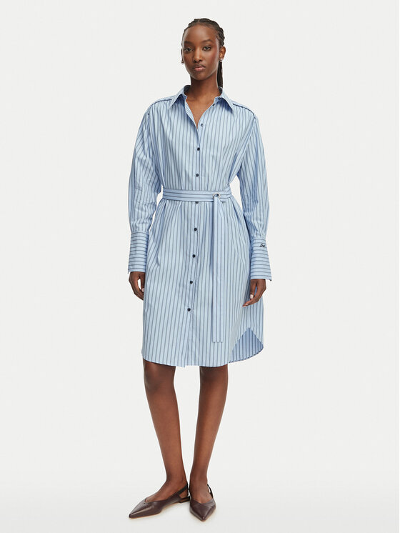 BOSS BOSS Krekla kleita C_Delegant_3 50561950 Zils Regular Fit