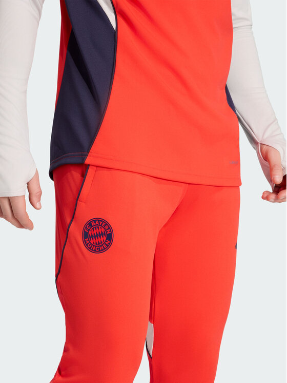 adidas adidas Spodnie dresowe Bayern Monachium Czerwony Slim Fit