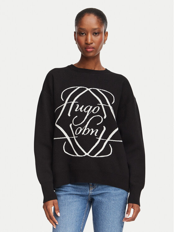 HUGO HUGO Sweater Siennale 50562692 Színes Oversize