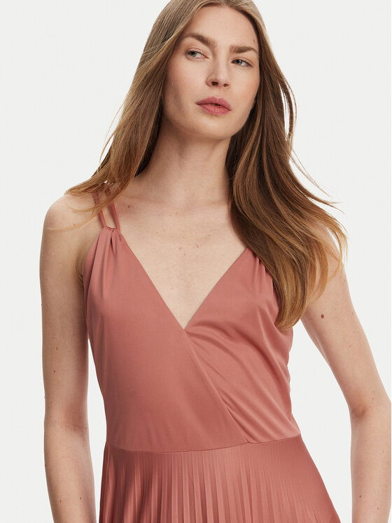 MAX&Co. MAX&Co. Sukienka koktajlowa Vivetta 2516621044200 Różowy Regular Fit