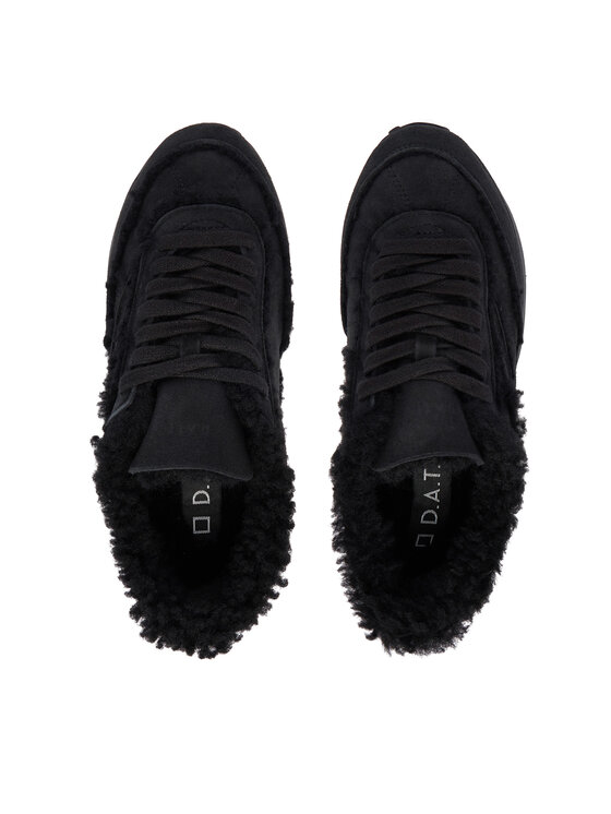 D.A.T.E. D.A.T.E. Sneakersy Athleta Shearling W431-AT-TD Černá