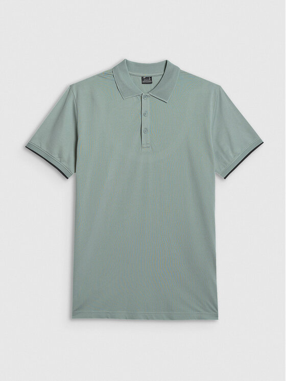 4F 4F Polo MIDSHOP TEXTILE Khaki Regular Fit