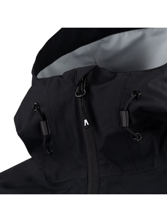 Alpinus Alpinus Kurtka przeciwdeszczowa Carniche 15K Czarny Regular Fit