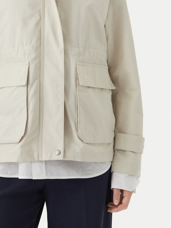 Tommy Hilfiger Tommy Hilfiger Übergangsjacke Utility WW0WW48612 Hellbeige Relaxed Fit