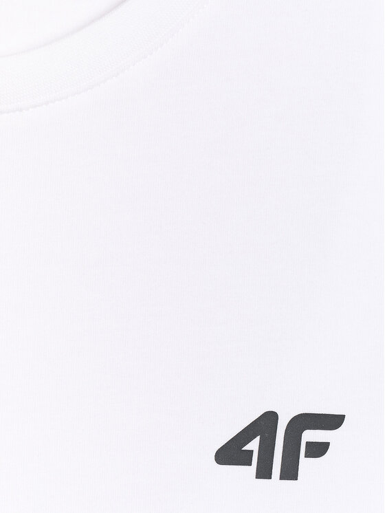 4F 4F T-Shirt NOS Biały Slim Fit
