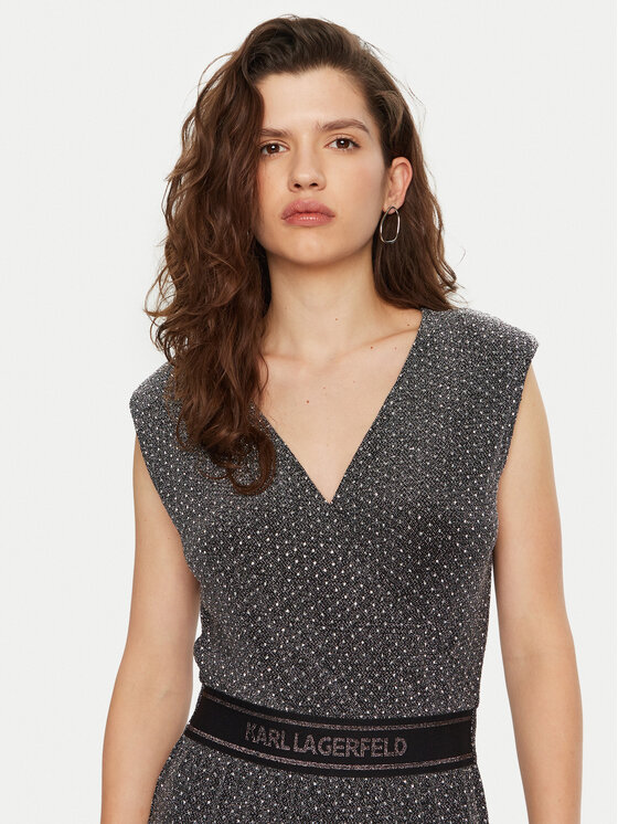 KARL LAGERFELD KARL LAGERFELD Jumpsuit A1W13029 Grau Regular Fit