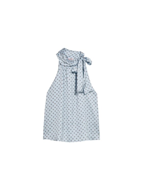 Oltre Oltre Blusa 2037J000802N0R4 Turchese Regular Fit