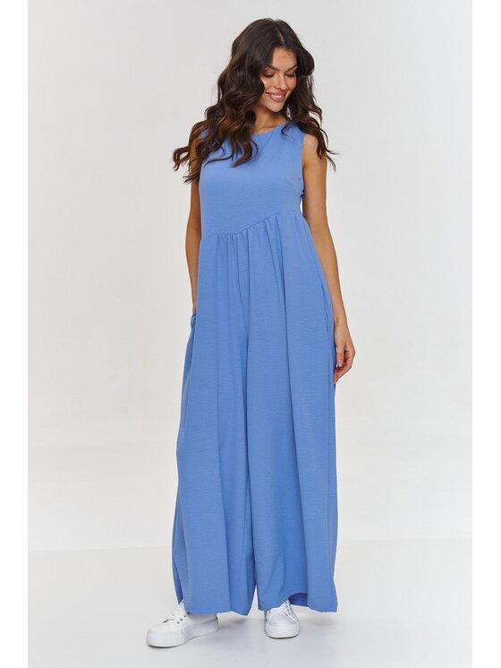 Makadamia Makadamia Kombinezon m887 Niebieski Loose Fit