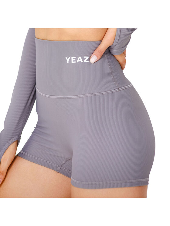 Yeaz Yeaz Szorty sportowe CLUB LEVEL Sportshorts Szary Slim Fit