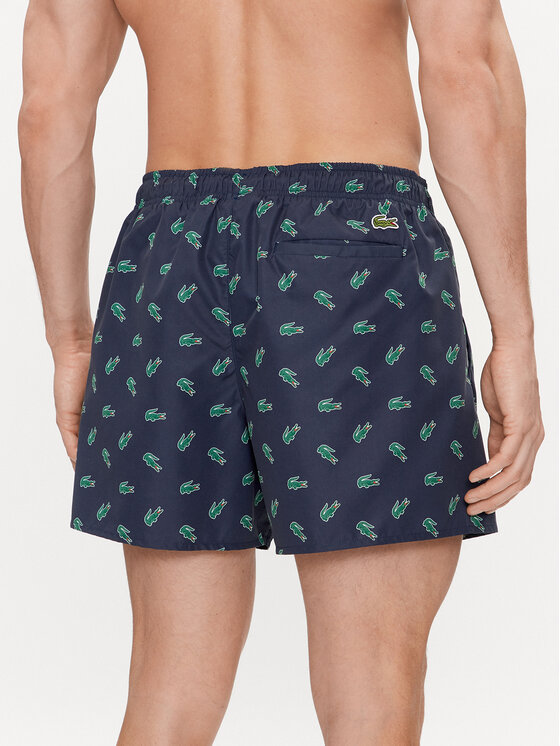 Lacoste Lacoste Plavecké šortky MH7188 Tmavomodrá Regular Fit