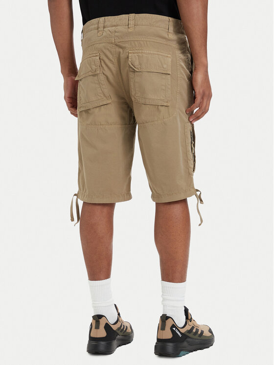 Aeronautica Militare Aeronautica Militare Stoffshorts 261BE0041UCT01122 Beige Regular Fit