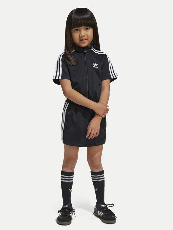 adidas adidas Hétköznapi ruha Firebird JD5823 Fekete Regular Fit