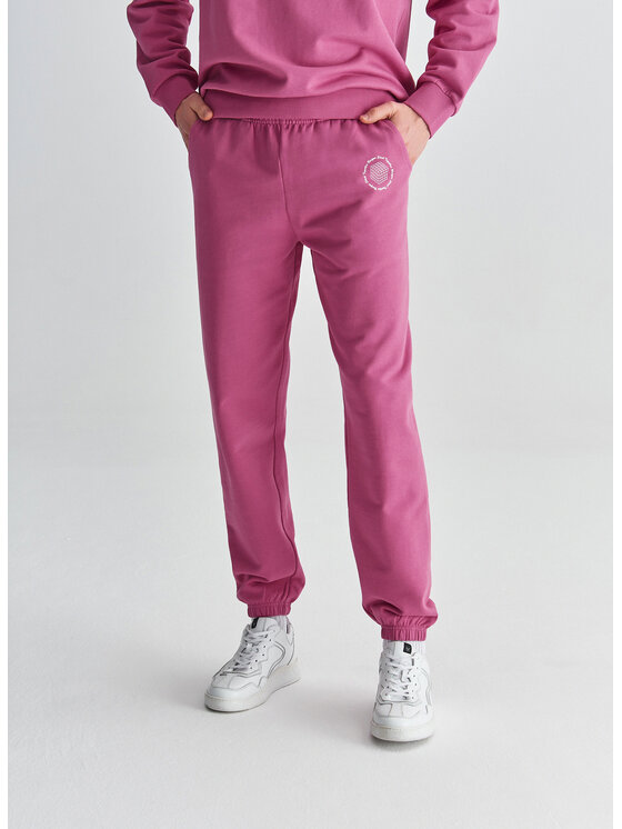Pako Lorente Pako Lorente Spodnie dresowe C22SF-WD-00 Różowy Oversize