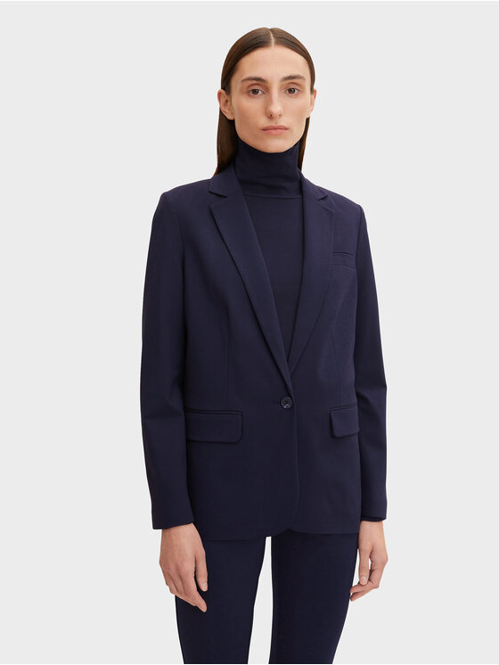 Tom Tailor Suknjič 1032858 Mornarsko modra Regular Fit