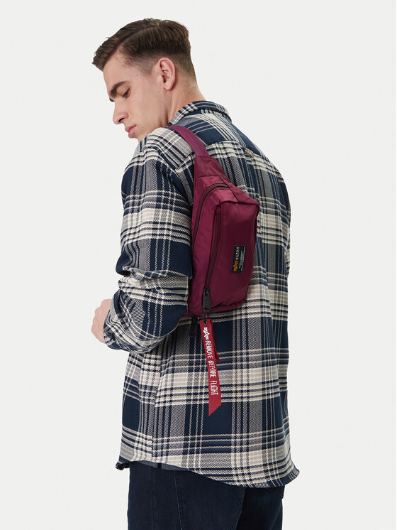 Alpha Industries Borsetă Crew Carry Bag 196923 Vișiniu