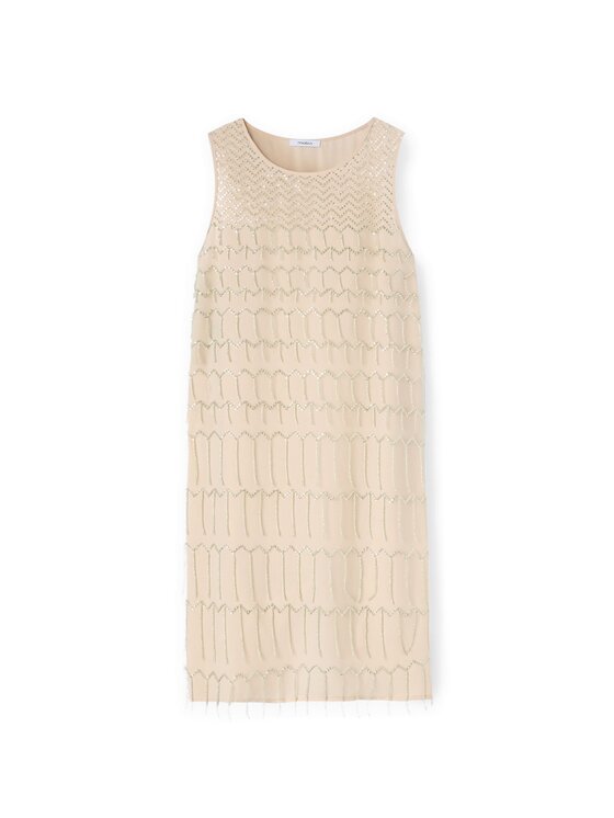 Motivi Motivi Abito da sera 7072Q003137N005 Crema Regular Fit