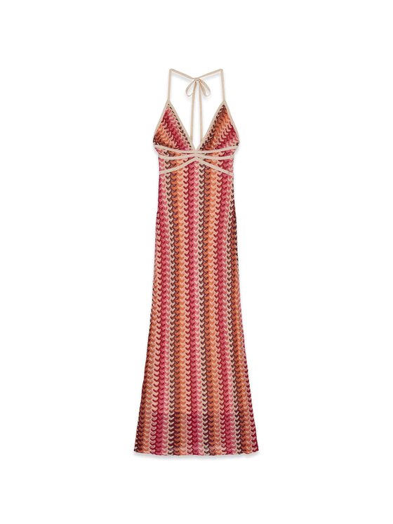 Guess Guess Sukienka codzienna 176493 Różowy Classic Fit
