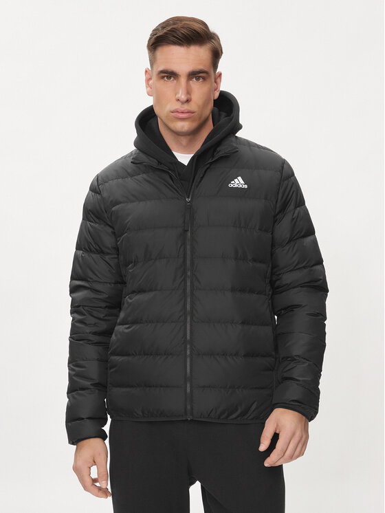 adidasПуховикEssentialsLightDownHZ5730ЧорнийRegularFit