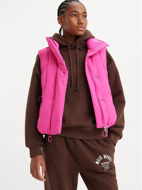 Levi's® Levi's® Gilet Pillow Bubble A5874-0001 Rosa Regular Fit