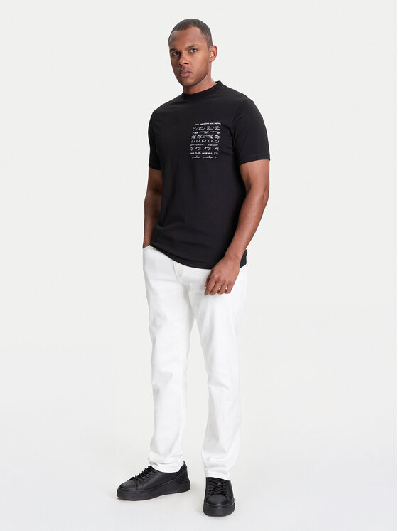 KARL LAGERFELD KARL LAGERFELD T-Shirt 755041 553225 Czarny Regular Fit