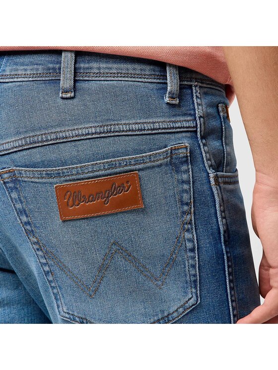 Wrangler Wrangler Jeansy TEXAS SLIM Niebieski Regular Fit