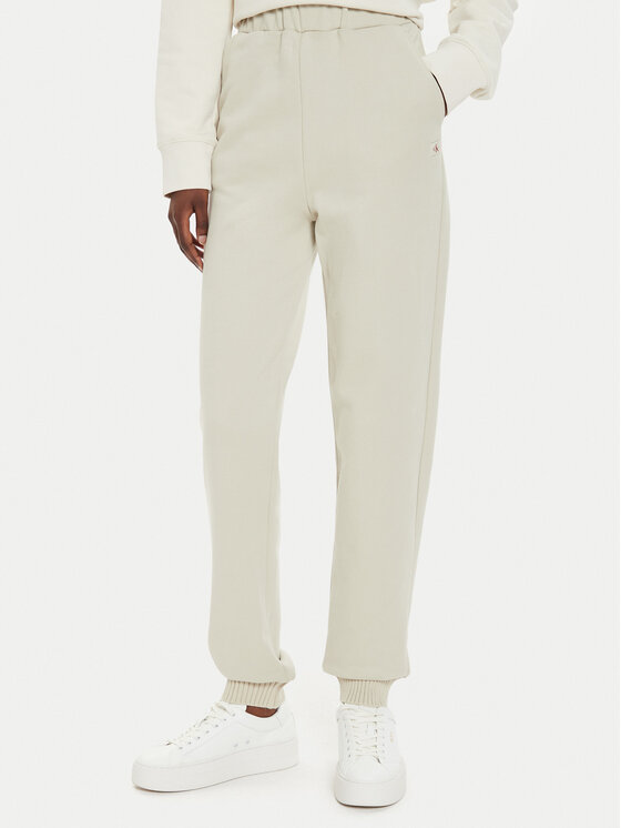 Női Melegítő alsó Calvin Klein Jeans, Méret: S, Bézs, J20J224443