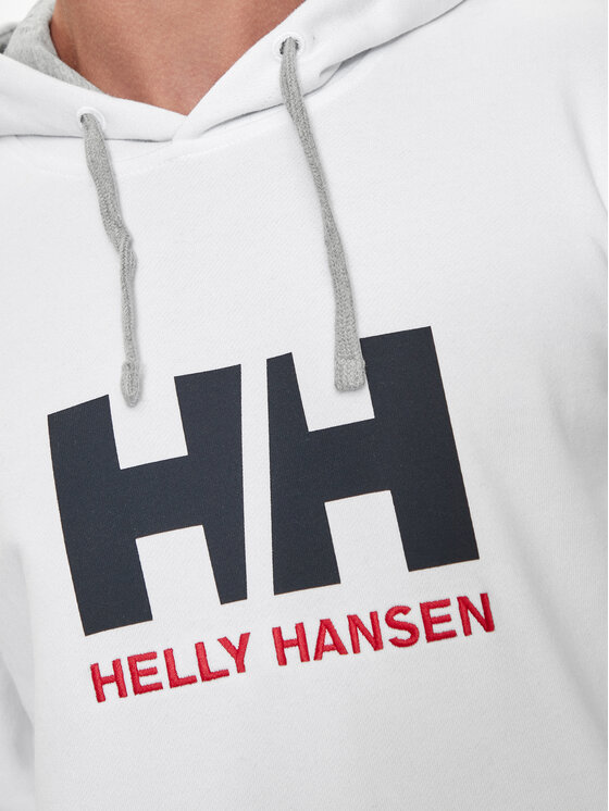 Helly Hansen Helly Hansen Bluza Hh Logo 33977 Biały Regular Fit