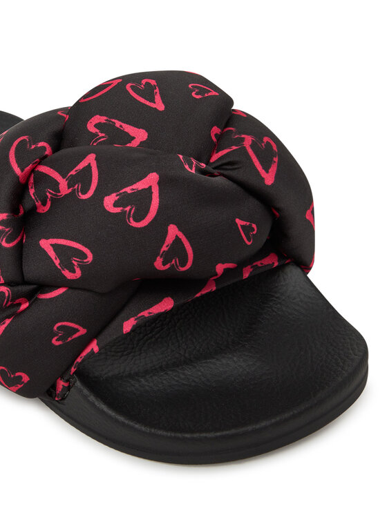 LOVE MOSCHINO LOVE MOSCHINO Şlapi JA28312G0MIW100C Negru
