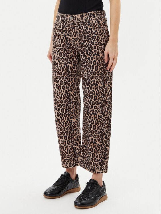 Please Please Jeans P3HSDBNC97 Marrone Straight Fit