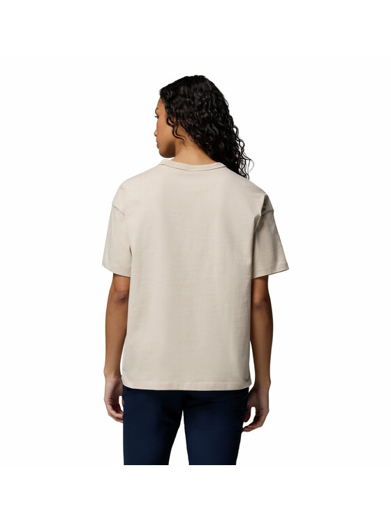Columbia Columbia T-Shirt 215497 Beżowy Regular Fit