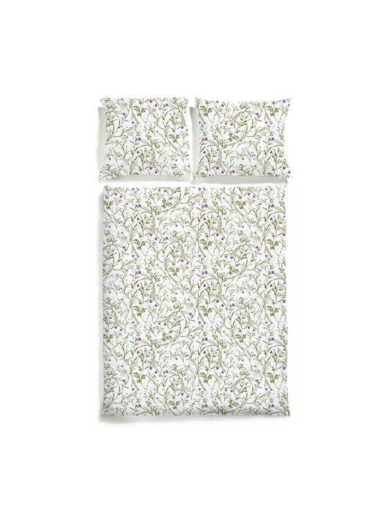 White pocket White pocket Komplet pościeli we wzory Biały