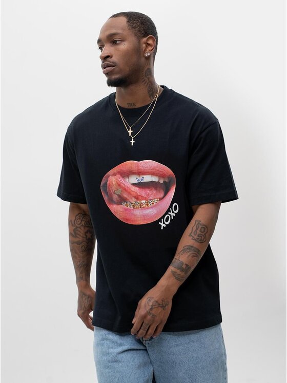 MyStars MyStars T-Shirt 125111 Czarny Oversize