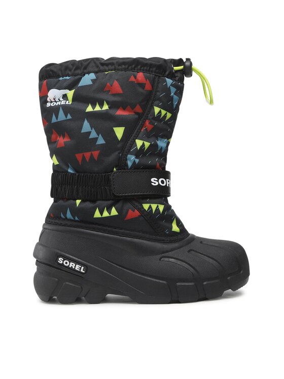 Sorel Sorel Čizme za snijeg Youth Flurry Print NY3504 Crna