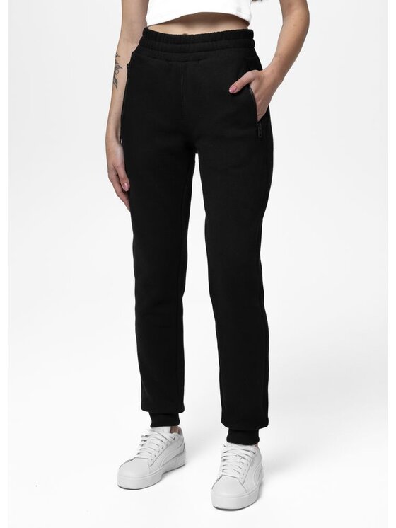 PITBULL PITBULL Spodnie dresowe FIORA Czarny Regular Fit