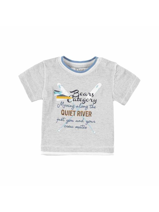 Kanz Kanz T-Shirt 1632413-8270 Szary Basic Fit