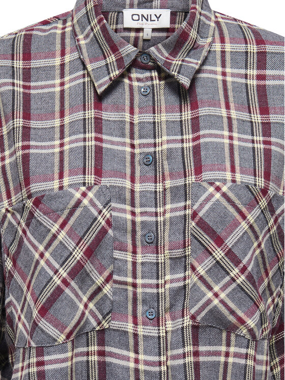 ONLY ONLY Krekls Riley 15351443 Pelēks Regular Fit