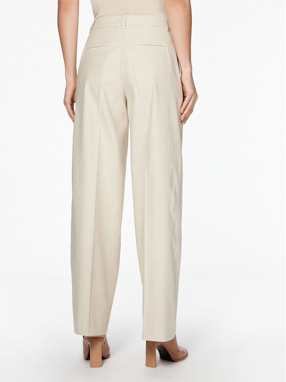 Calvin Klein Calvin Klein Auduma bikses K20K205226 Bēšs Wide Leg