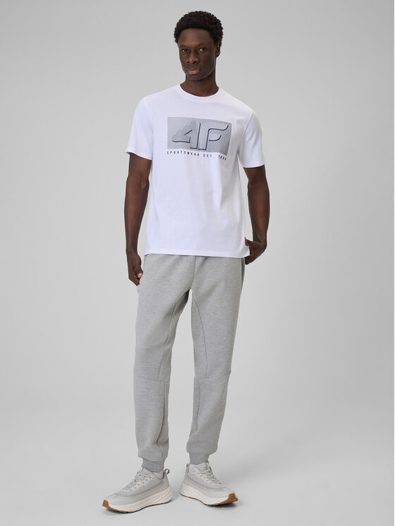 4F 4F T-Shirt COMMERCIAL 12 Biały Regular Fit