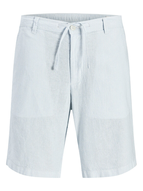 Jack&Jones Jack&Jones Pantalon scurți din material Tace Mykonos 12269376 Albastru celest Slim Fit