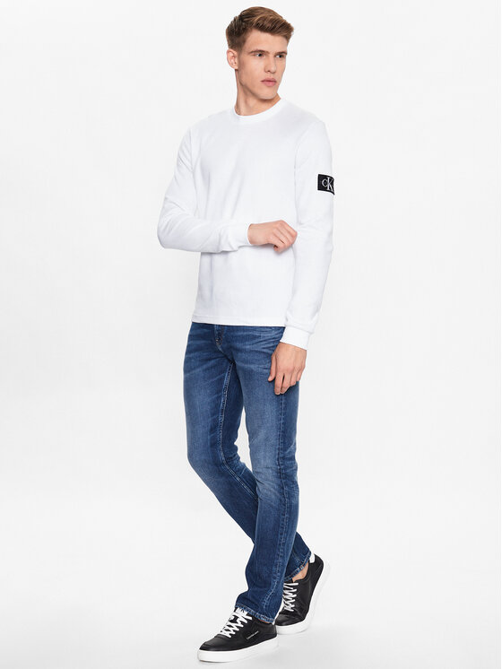 Calvin Klein Jeans Calvin Klein Jeans Μπλούζα J30J323485 Λευκό Regular Fit