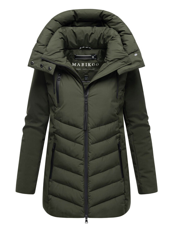 Marikoo Marikoo Kurtka zimowa Tivaa Zielony Regular Fit