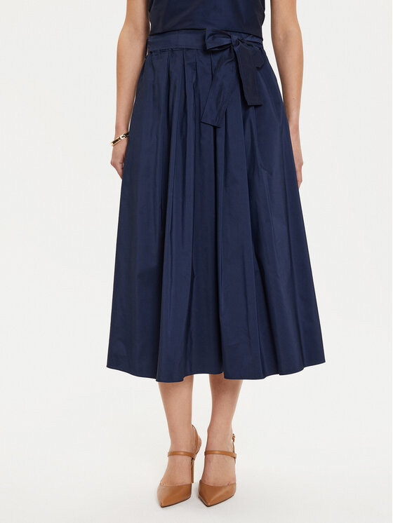 Weekend Max Mara Midi Suknja 2425106051 Tamnoplava Regular Fit