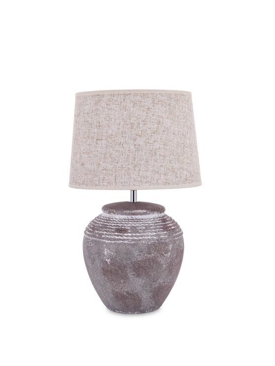 MIAhome MIAhome Lampka nocna Lampa stołowa AVIDA Szary