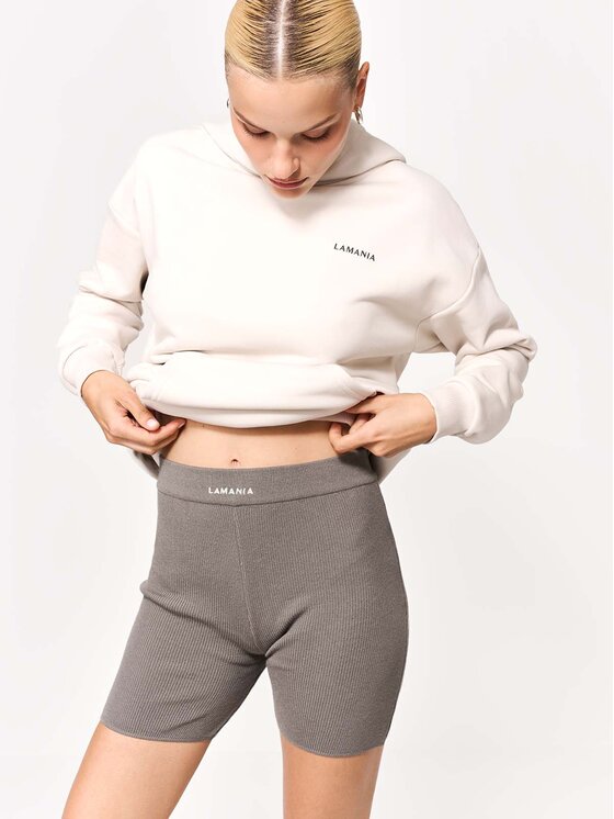 La Mania La Mania Cyklistické šortky ENDING Sivá Fitted Fit