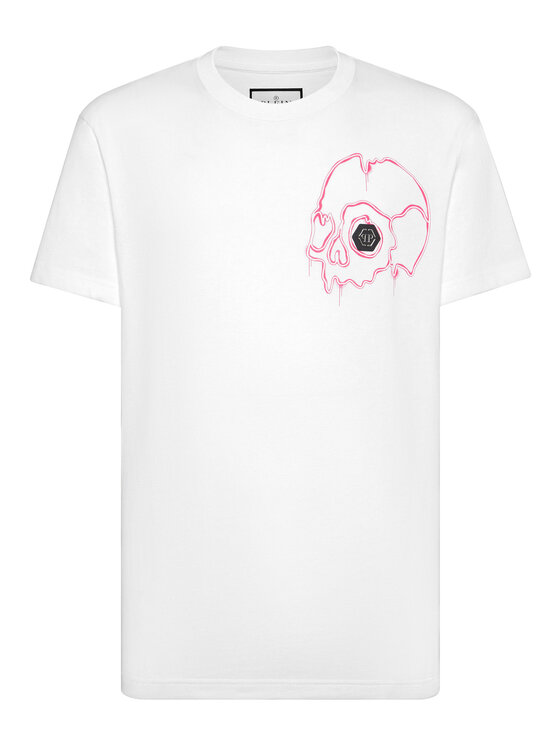 PHILIPP PLEIN PHILIPP PLEIN T-Shirt 9901 Biały Regular Fit
