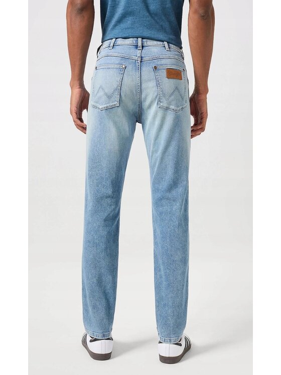 Wrangler Wrangler Jeansy Larston Niebieski jasny Slim Fit
