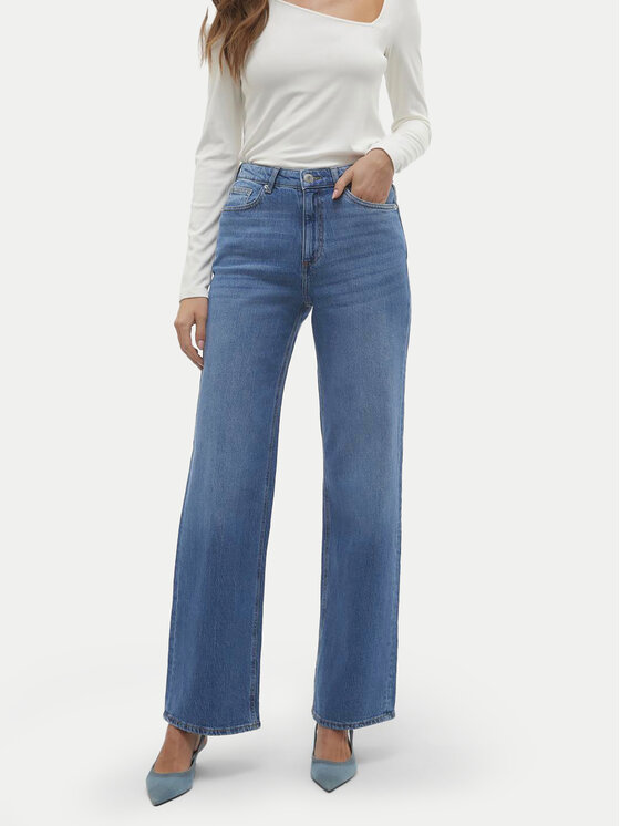 Vero Moda Vero Moda Farmer Tessa 10308153 Kék Wide Leg