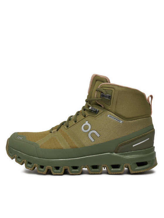 On On Pārgājienu apavi Cloudrock Waterproof 2399245 Zaļš